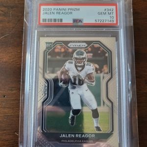 2020 Panini Prizm Jalen Reagor RC PSA 10 Eagles Gem Mint